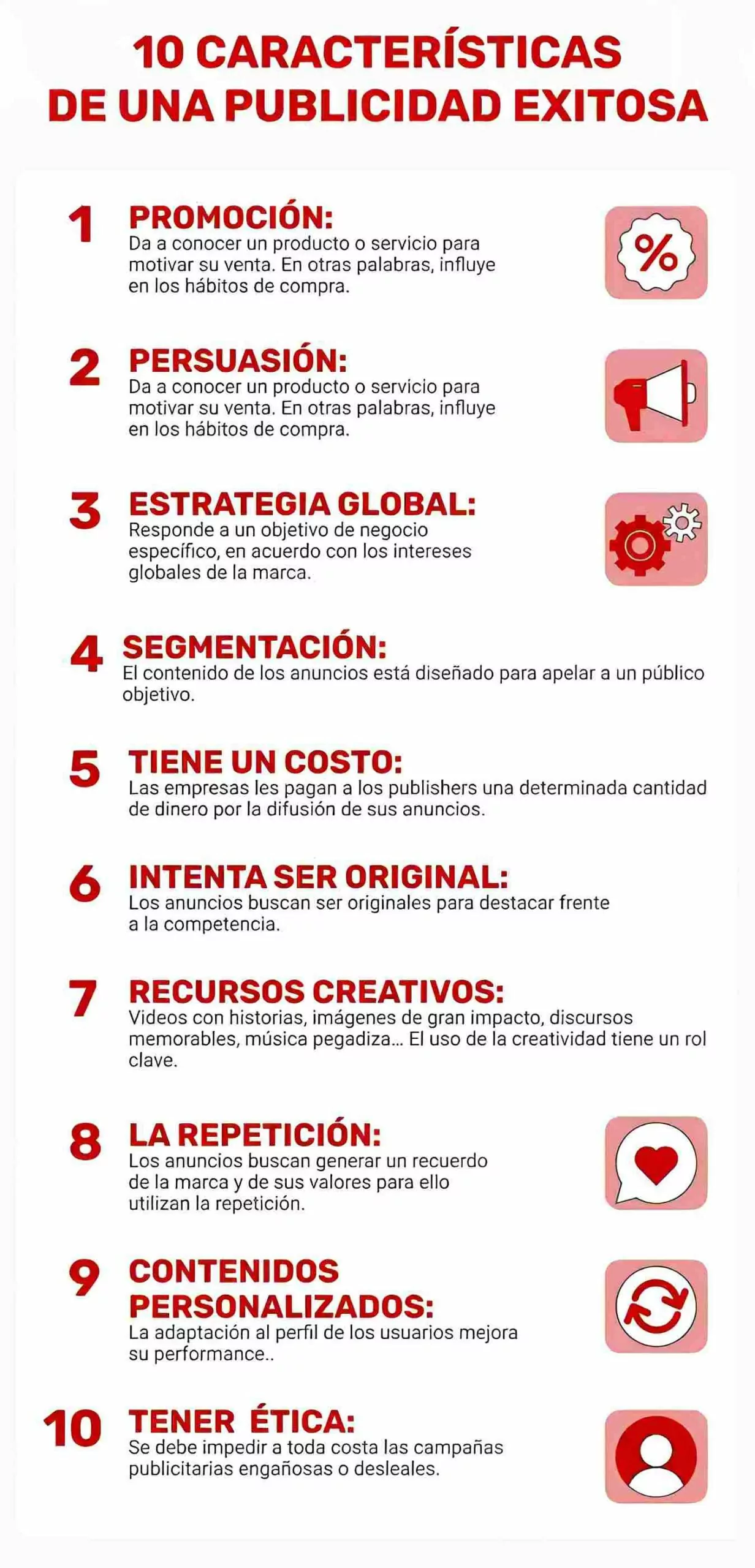 10 caracteristicas esenciales que debe tener una publicidad exitosa